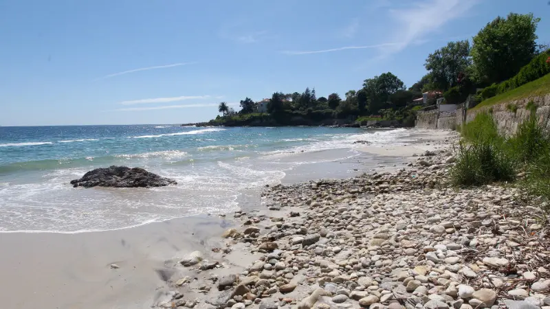 Playa de Nanín, en Sanxenxo. RAFA FARIÑA