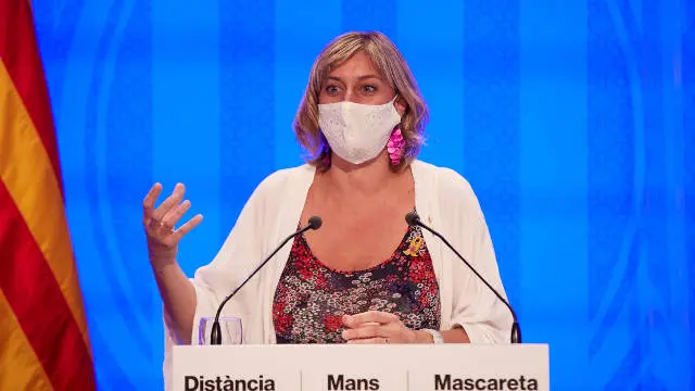 La consejera de salud de Cataluña Alba Vergés. EFE