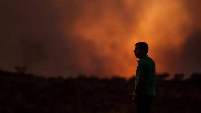 O lume en Almonaster. EFE