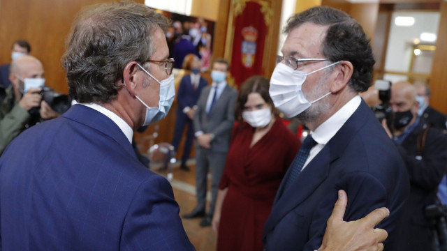 Rajoy con Feijóo. LAVANDEIRA JR