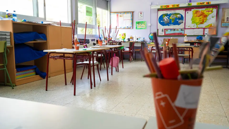 Un aula vacía. EUROPA PRESS