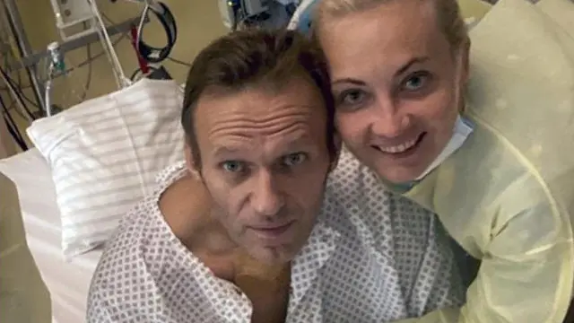 Navalni, en la foto que publicó en su cuenta de InstagraM