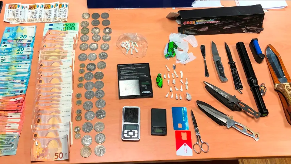 Material incautado. EP