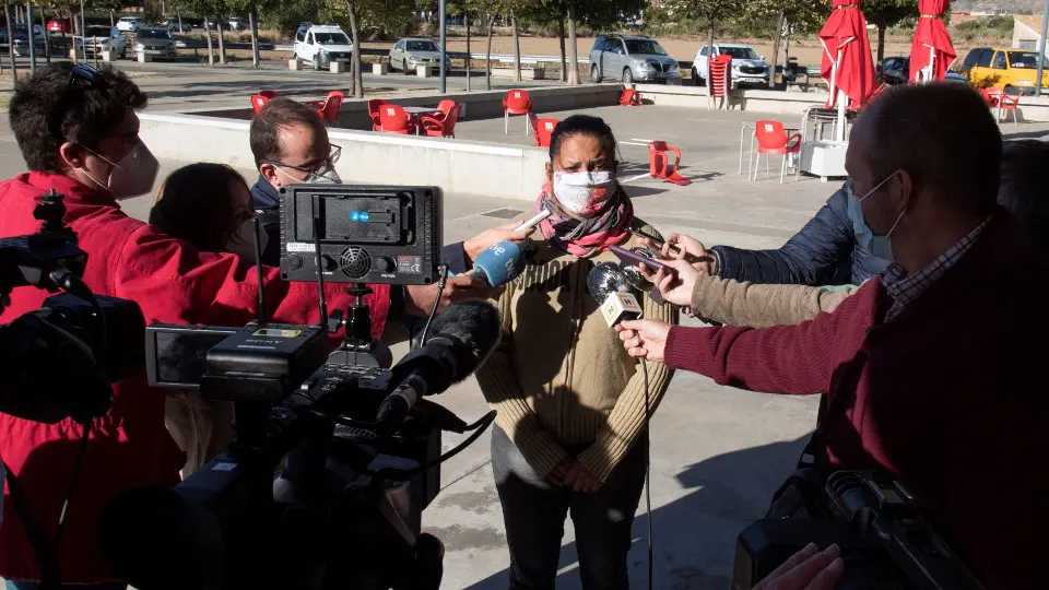Mariela Benítez, madre de Naiara, la niña asesinada en julio de 2017 por su tío político, el lucense Iván Pardo. EFE