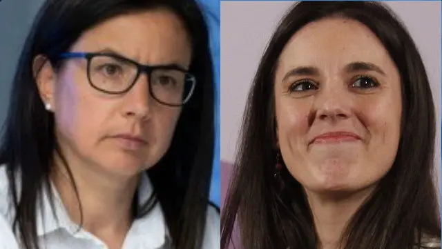 Ana Vázquez e Irene Montero.EP
