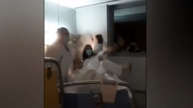 Las enfermeras que grabaron un vídeo en Tarragona.TIK-TOK