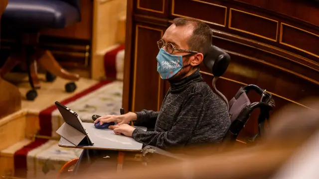 Echenique, en el Congreso. EFE
