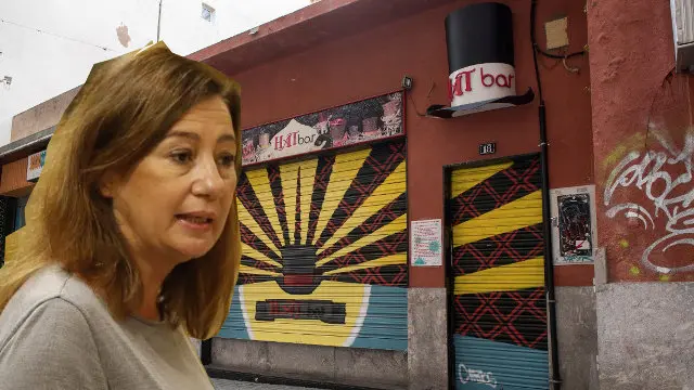 La presidenta balear, Armengol, fue sorprendida a las dos de la mañana en la terraza de un bar.EFE