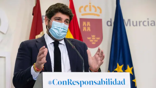 El presidente de la Región de Murcia, Fernando López Miras. EFE