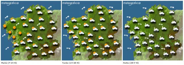Previsión para este xoves. EP