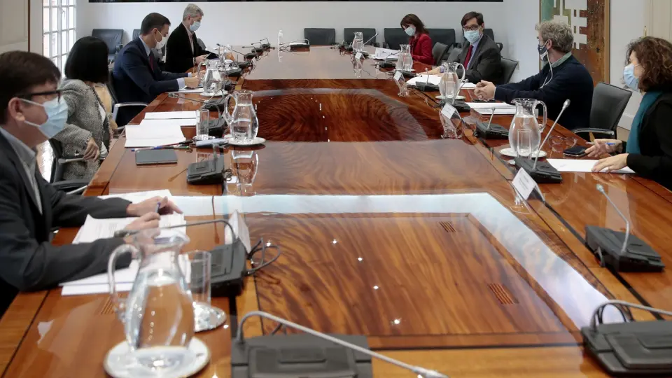 Reunión del Comité de Seguimiento del Coronavirus. JOSÉ MARÍA CUADRADO (EFE)