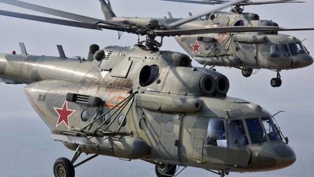 Helicópteros del ejército ruso. EFE