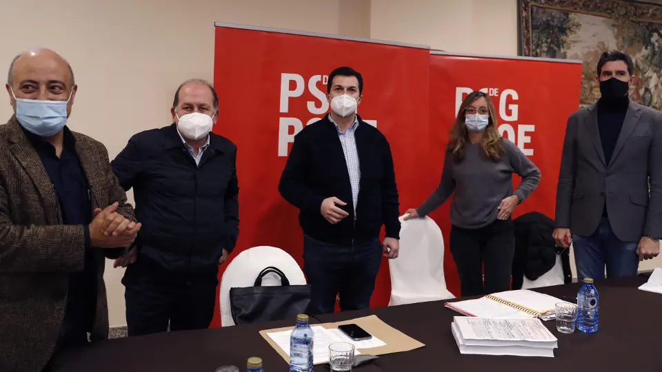 Gonzalo Caballero en la reunión. EFE