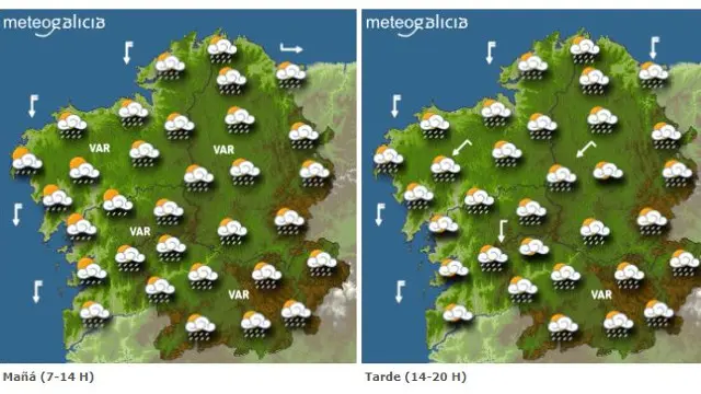 Previsión de Meteogalicia