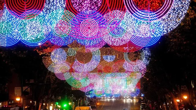 Luces navideñas de Vigo. ARCHIVO