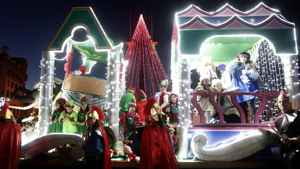 Imagen de archivo de la cabalgata de Reyes 2020 en Pontevedra. JAVIER CERVERA-MERCADILLO