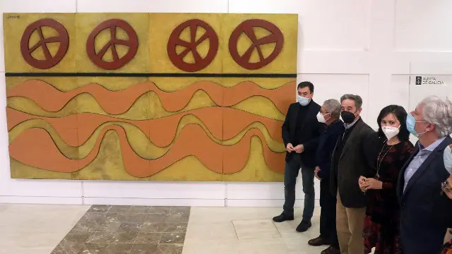 Presentación do mural de Luís Seoane no Museo Centro Gaiás. AGN