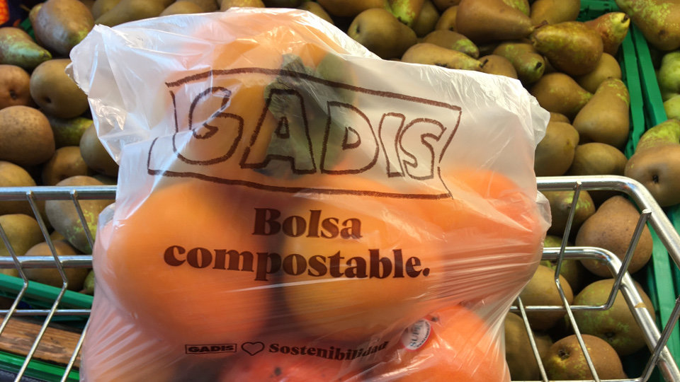Bolsa compostable de Gadis. EP