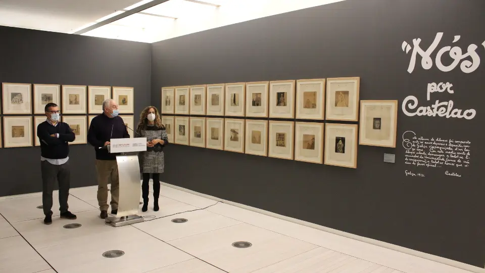 O álbum pasará a formar parte da ampla colección que o Museo dedica a Castelao. DEPUTACIÓN