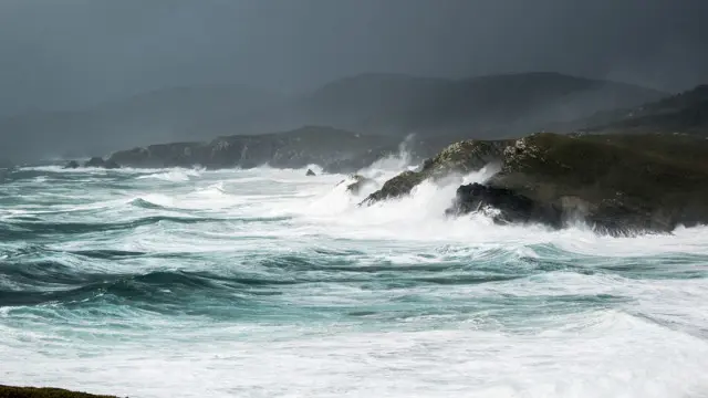 Temporal en Valdoviño y Pantín. FRAN BOO