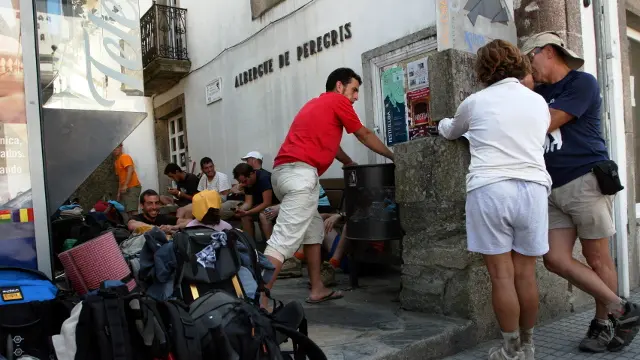 Albergue de peregrinos de Palas de Rei. ARCHIVO