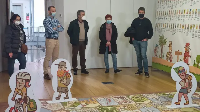 Inauguración da exposición sobre o Camiño en O Vello Cárcere. EP