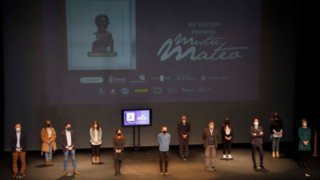 Presentación dos finalistas aos Premios Mestre Mateo. EP