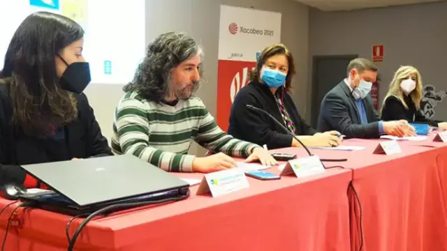Presentación de 'Viñetas no Camiño' en Fene. EUROPA PRESS