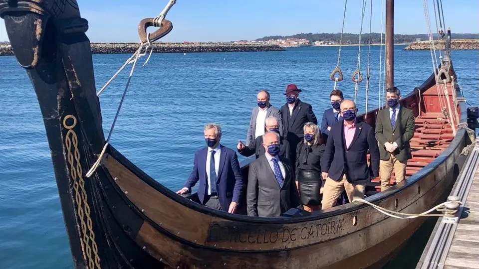 Presentación da marca Mar de Santiago, este mércores. EUROPA PRESS