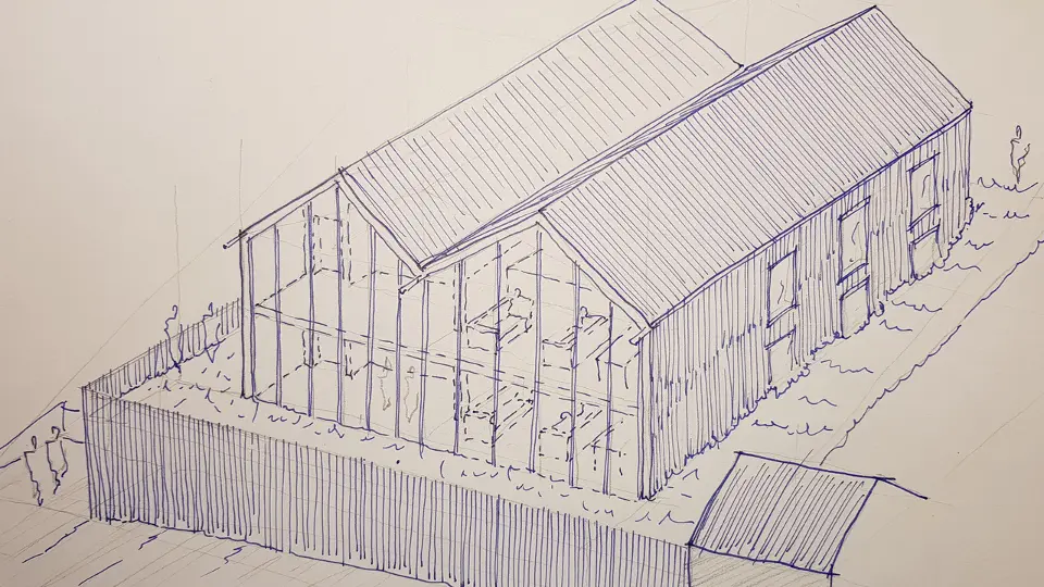 Proxecto do albergue de peregrinos en Carril, Vilagarcía de Arousa. DP