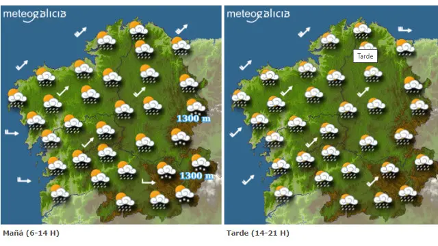Previsi&oacute;n de Meteogalicia. EP