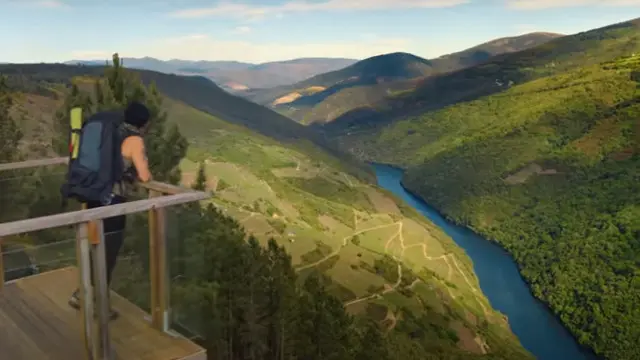 Una imagen del v&iacute;deo de la campa&ntilde;a 'Cami&ntilde;a a Galicia'. EP