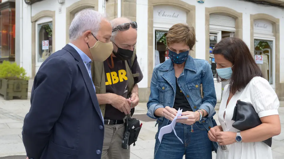 Nava Castro en el acto de Betanzos. XUNTA