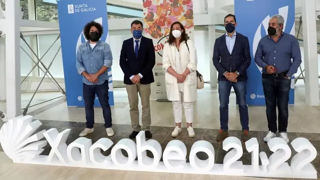 Presentación de 'Comicamente', en la Cidade da Cultura de Galicia. EFE