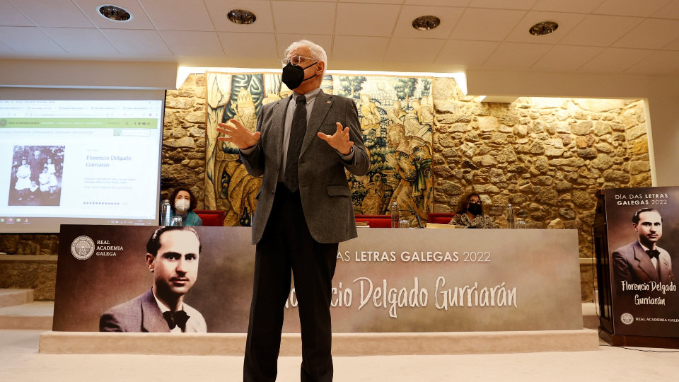El presidente de la Real Academia Galega, Víctor Freixanes. CABALAR (EFE)