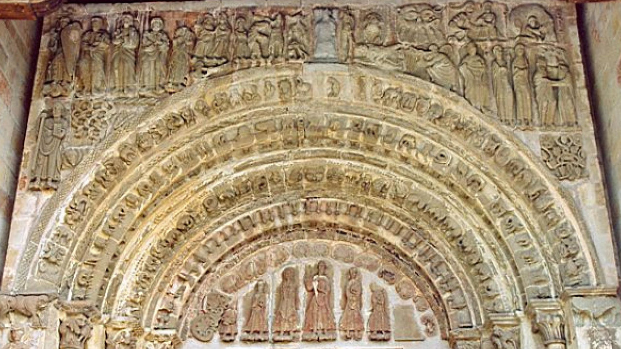 Porta Speciosa, en el monasterio de Leire. ARTE E HISTORIA