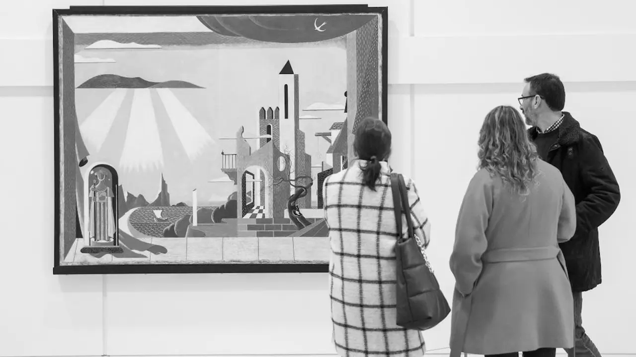 Mural de Urbano Lugrís no Museo Centro Gaiás. EP