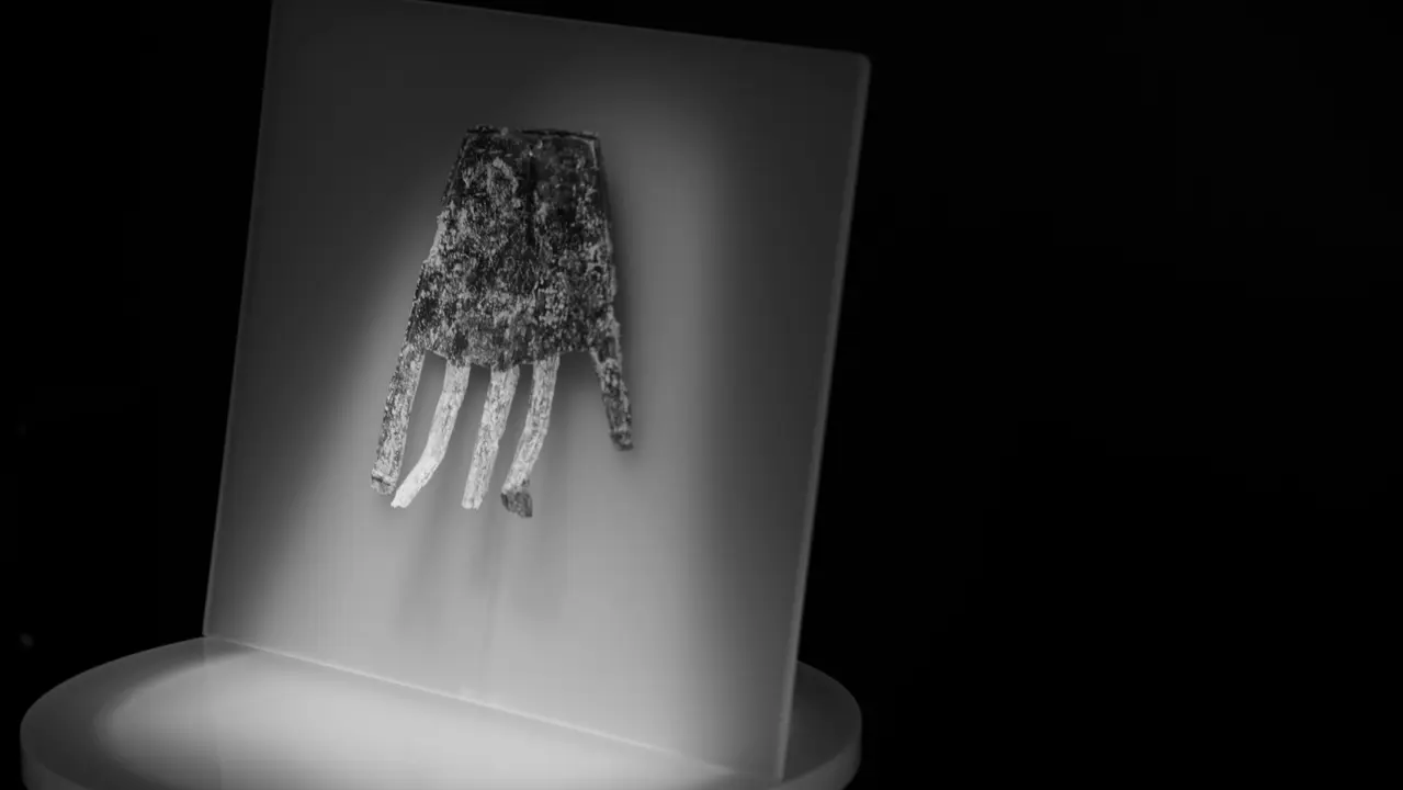 Mano de Irulegi. EFE