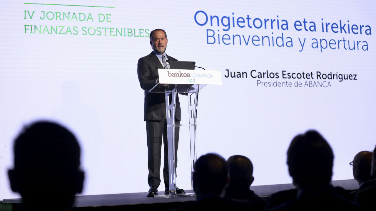 El presidente de Abanca, Juan Carlos Escotet. EFE / ABANCA