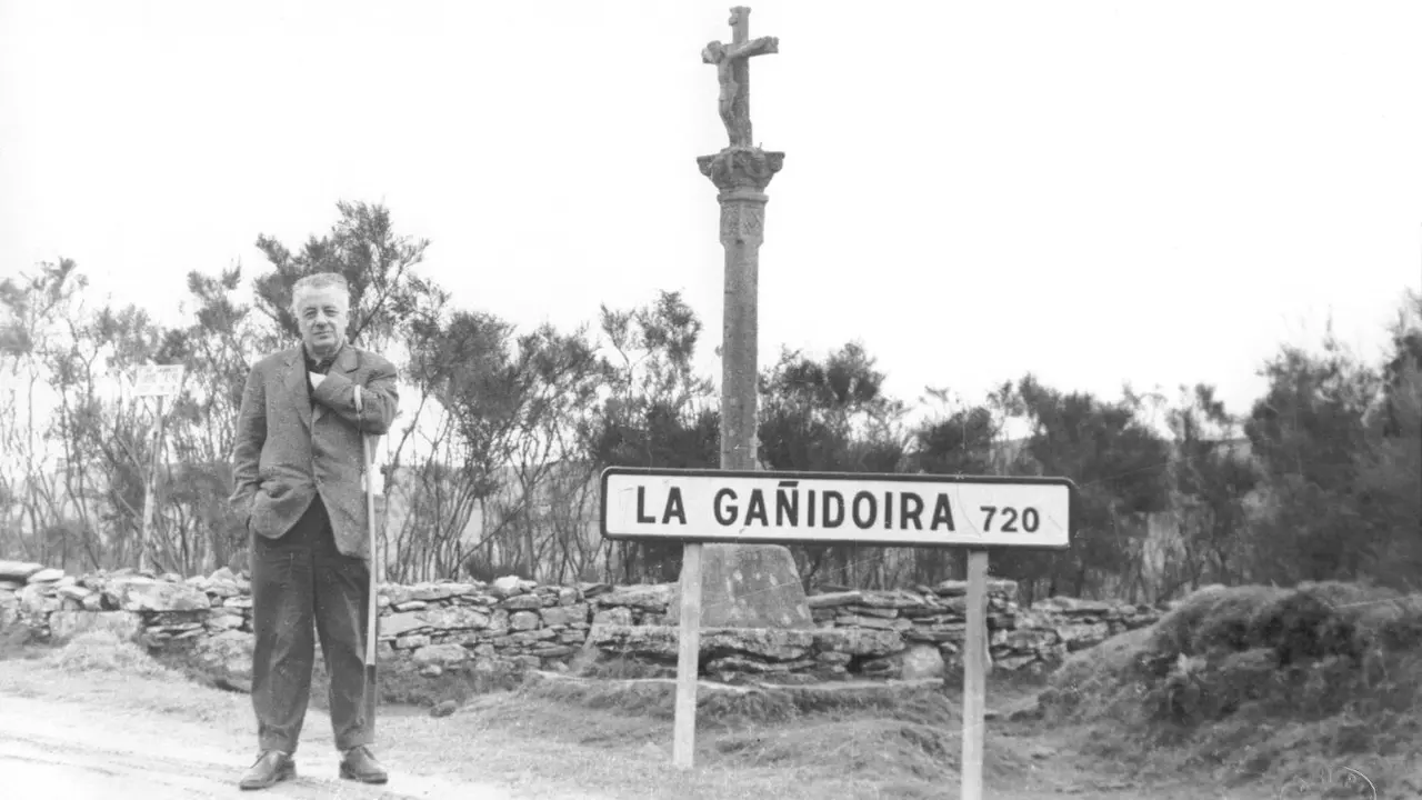 Ánxel Fole, fotografiado en A Gañidoira. EP