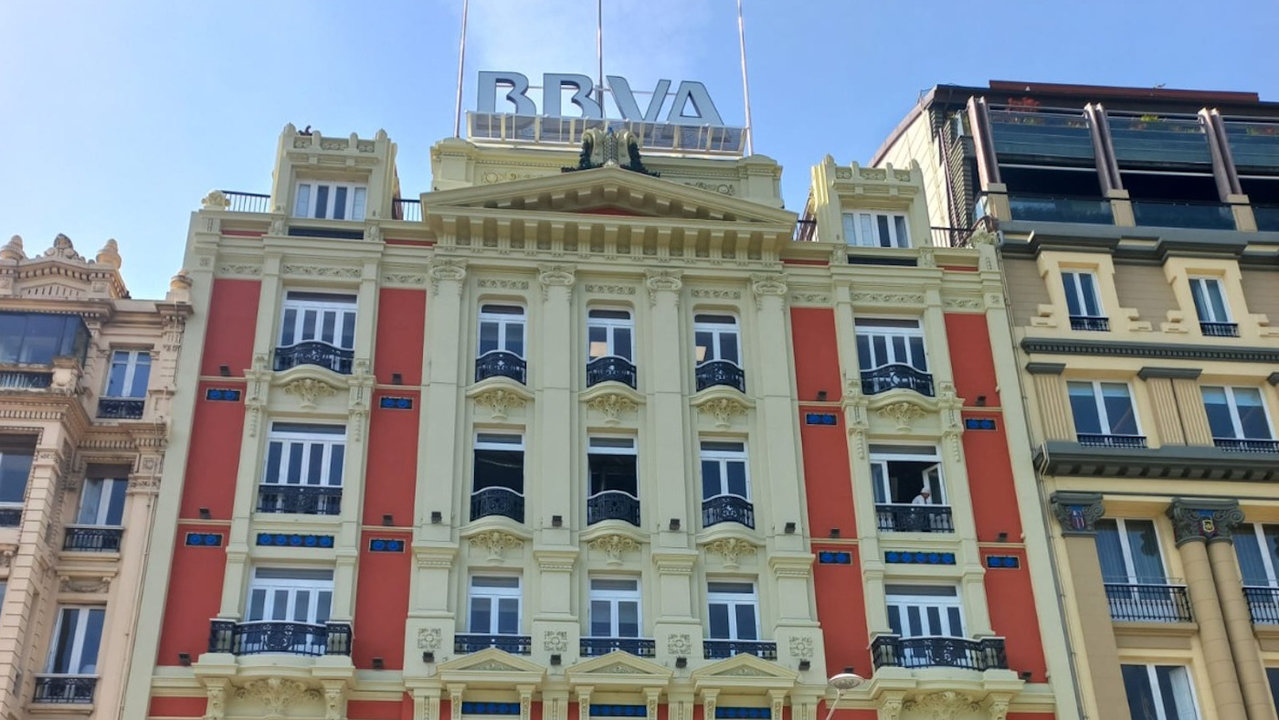 Sede del BBVA en A Coruña.EP