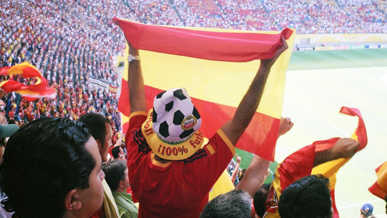 Aficionados de España en un partido de la Roja. FLICKR