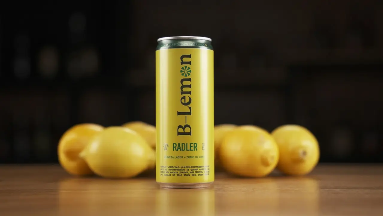 B-Lemon está disponible en formato lata de 33 centilitros. EP