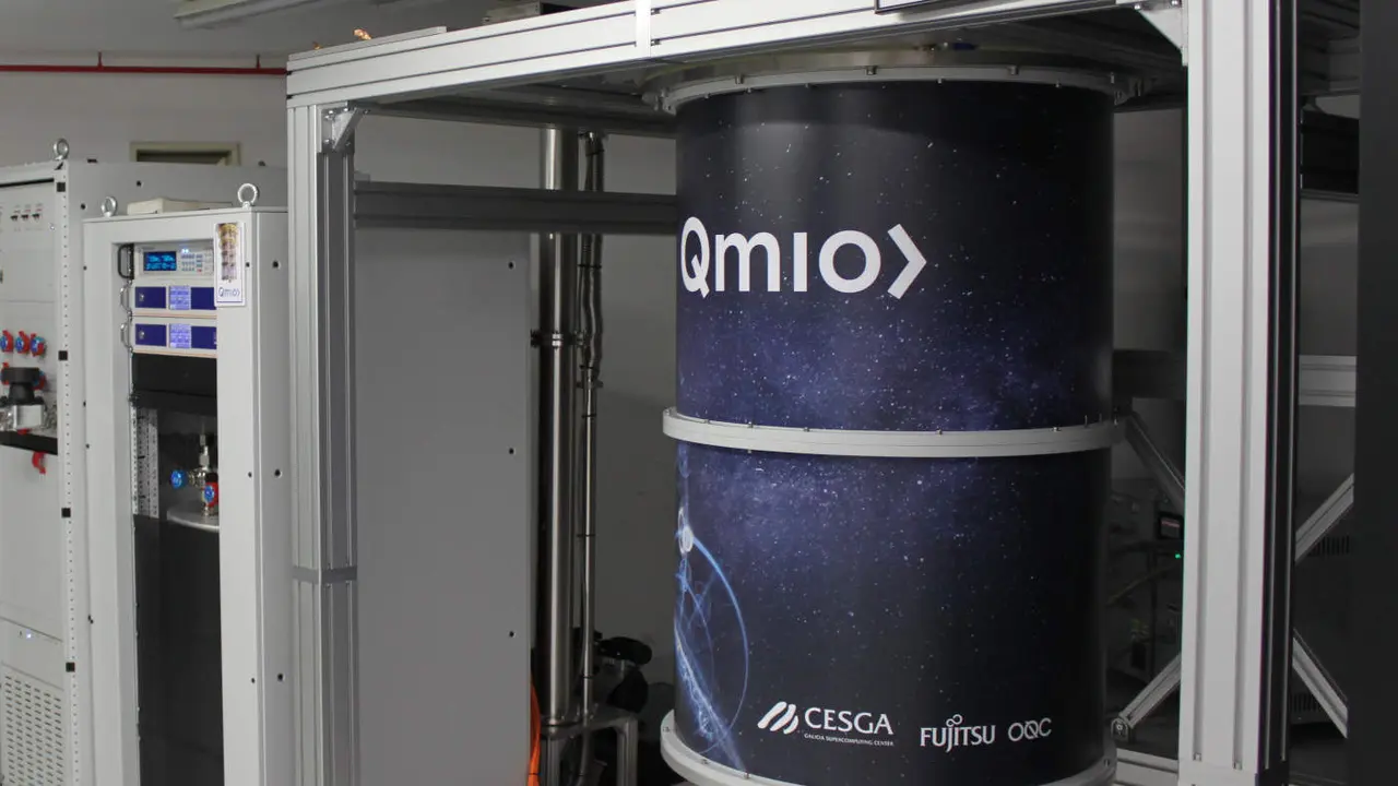 El computador cuántico, otra de las tecnologías empleadas en el proyecto, en el Cesga.EP