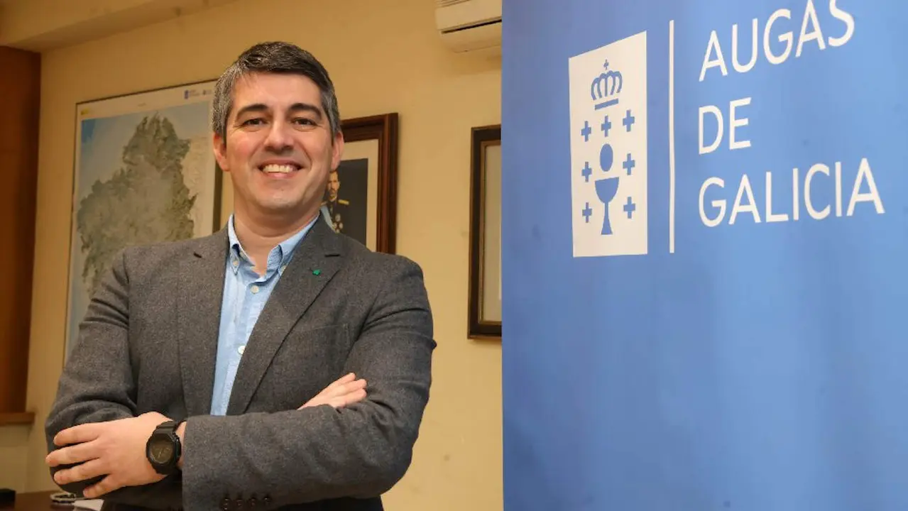 Roi Fernández, director de Augas de Galicia. Pepe Ferrín