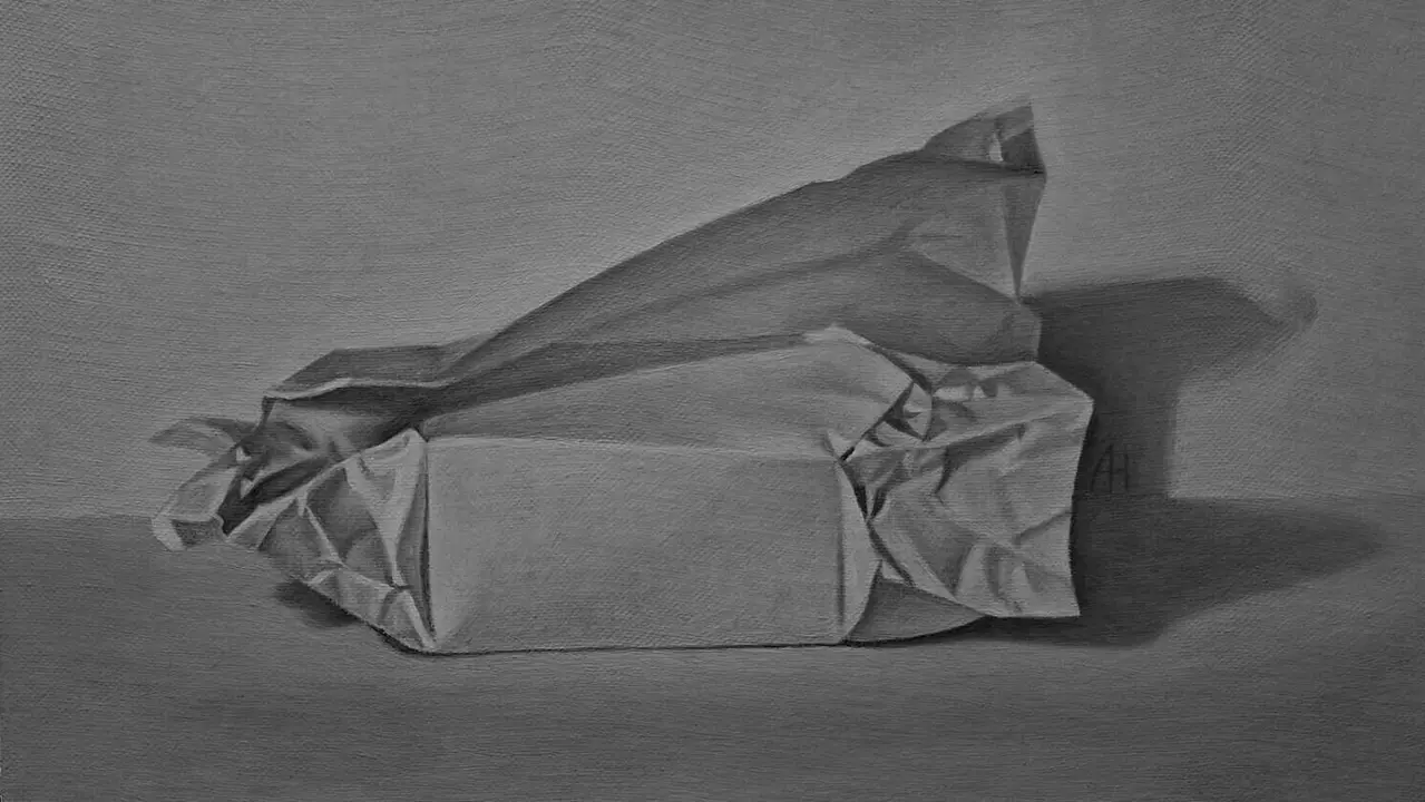 Peza exposta na mostra. EP