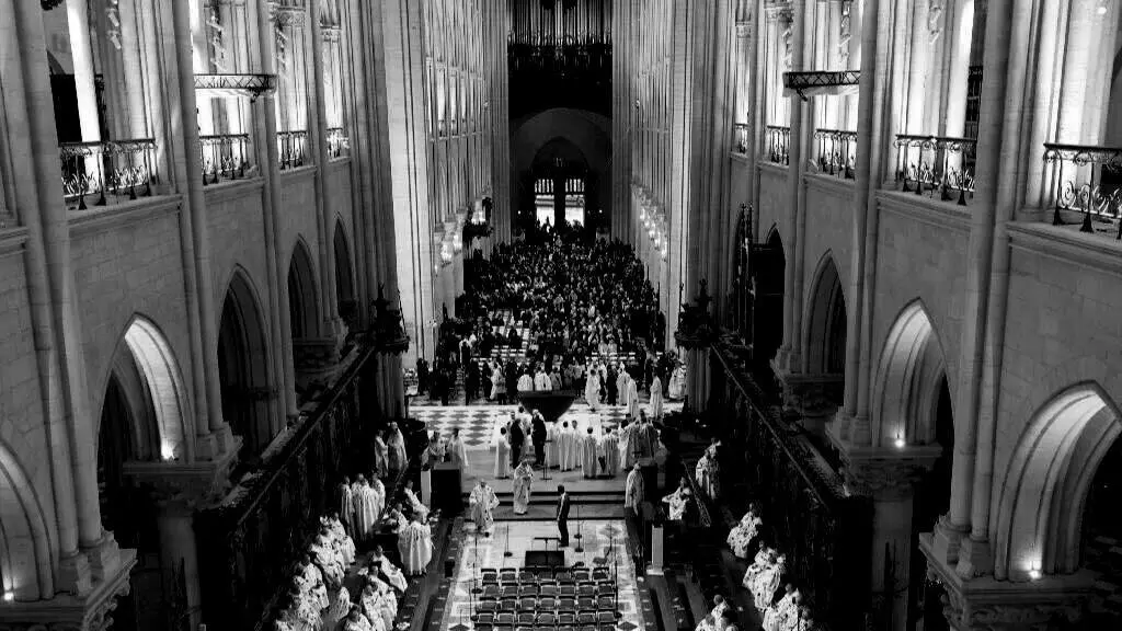 Cerimonia de reapertura de Notre Dame. EUROPA PRESS