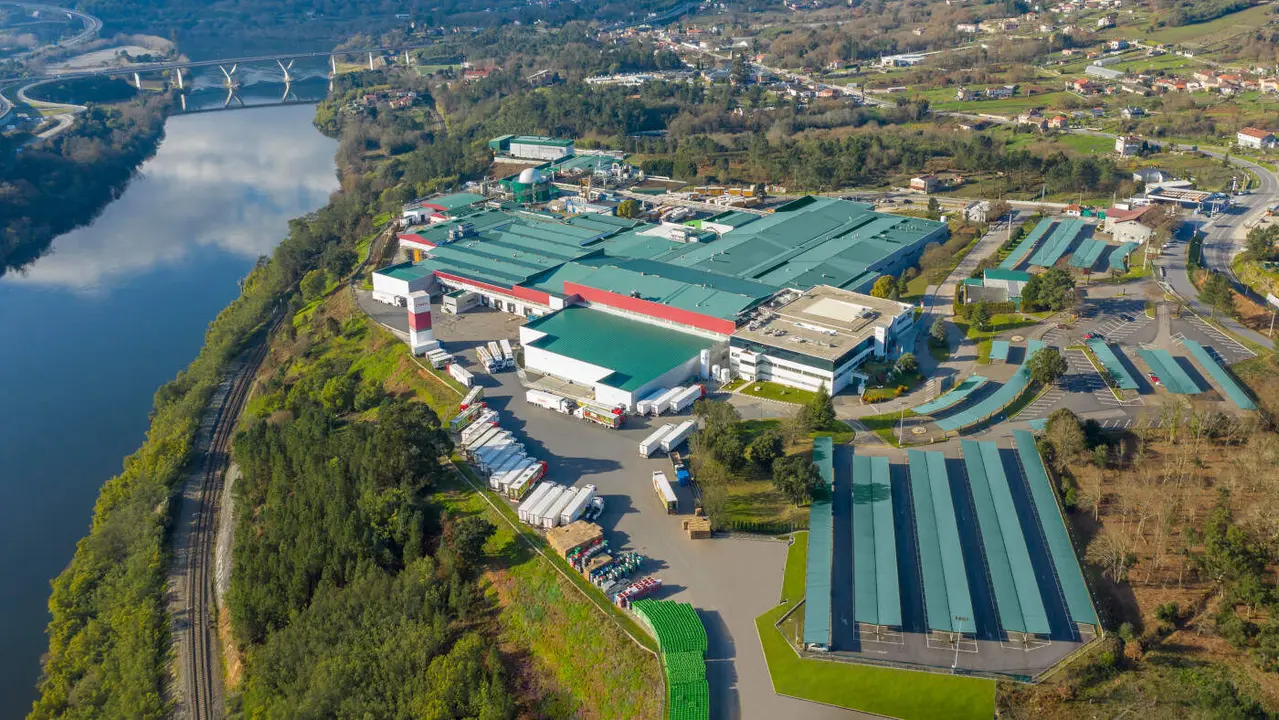 La sede de Coren en Santa Cruz de Arrabaldo, en Ourense. EP