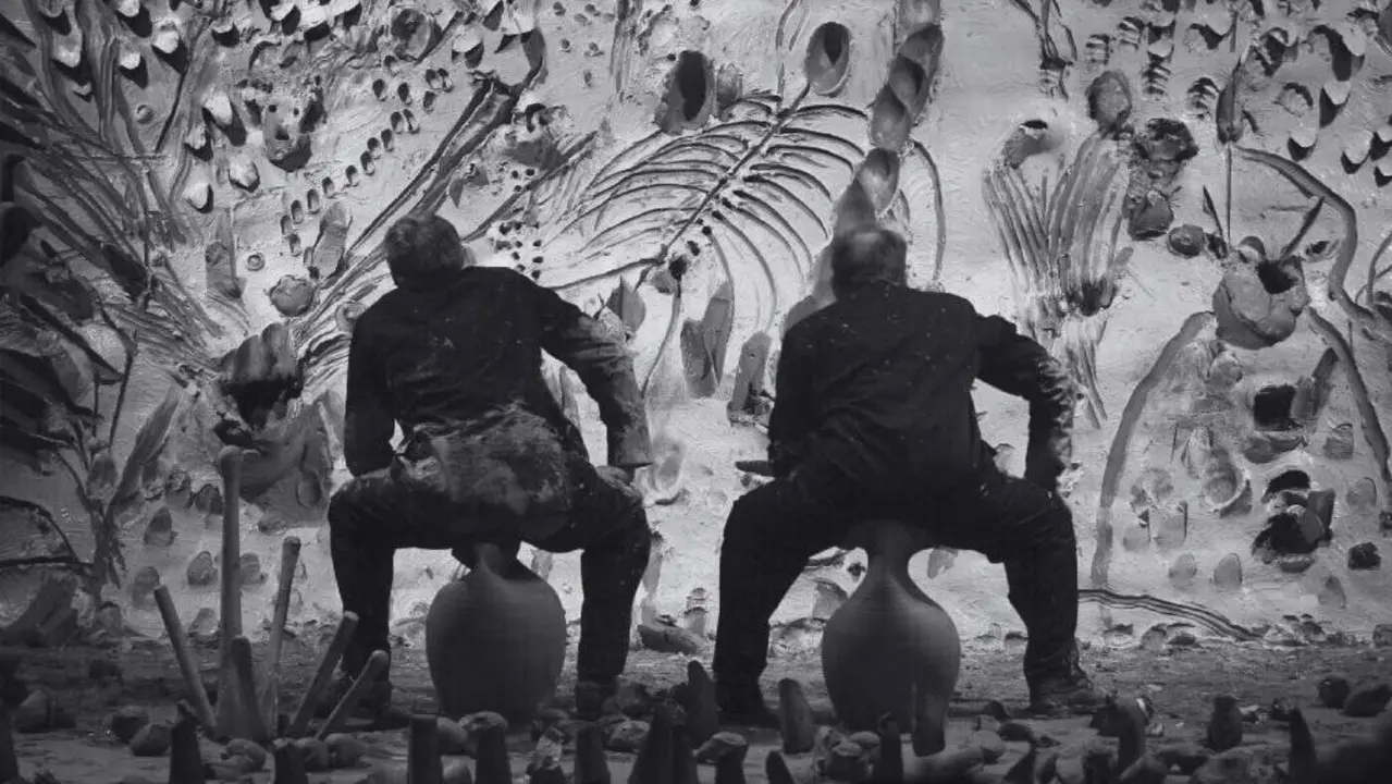 Miquel Barceló, a la izquierda, en una de sus muestras /AEP