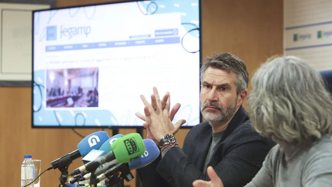 El presidente de la Fegamp, Alberto Varela. XOÁN REY